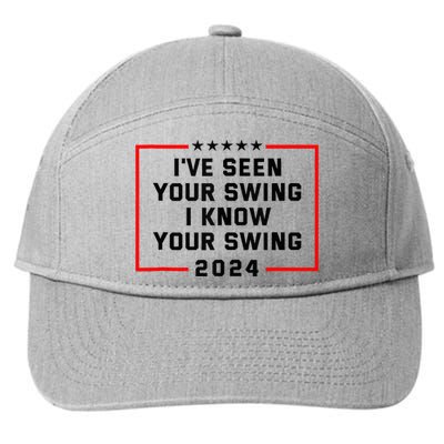 IVe Seen Your Swing I Know Your Swing Golf 7-Panel Snapback Hat