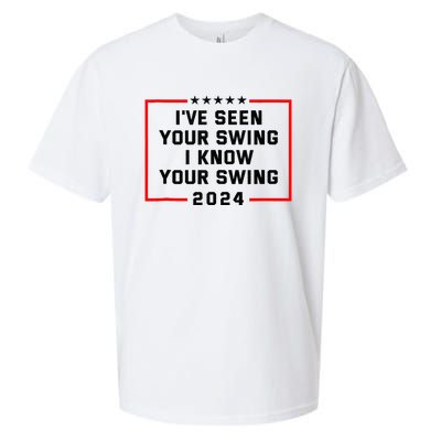 IVe Seen Your Swing I Know Your Swing Golf Sueded Cloud Jersey T-Shirt