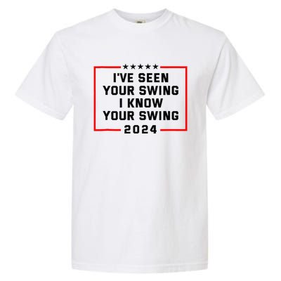 IVe Seen Your Swing I Know Your Swing Golf Garment-Dyed Heavyweight T-Shirt