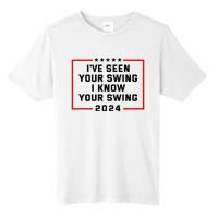 IVe Seen Your Swing I Know Your Swing Golf Tall Fusion ChromaSoft Performance T-Shirt