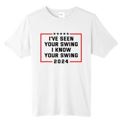 IVe Seen Your Swing I Know Your Swing Golf Tall Fusion ChromaSoft Performance T-Shirt