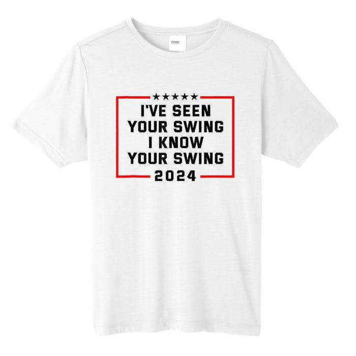 IVe Seen Your Swing I Know Your Swing Golf Tall Fusion ChromaSoft Performance T-Shirt