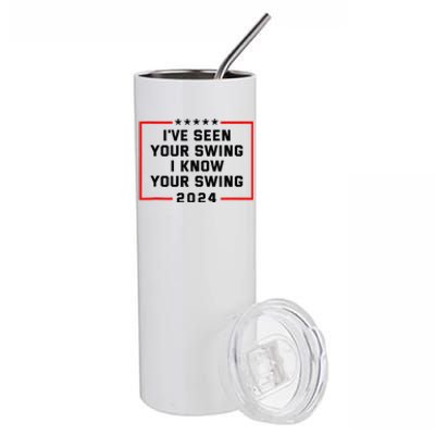 IVe Seen Your Swing I Know Your Swing Golf Stainless Steel Tumbler