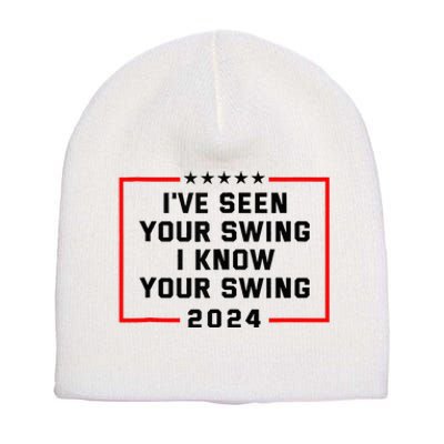 IVe Seen Your Swing I Know Your Swing Golf Short Acrylic Beanie