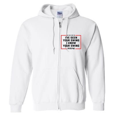 IVe Seen Your Swing I Know Your Swing Golf Full Zip Hoodie