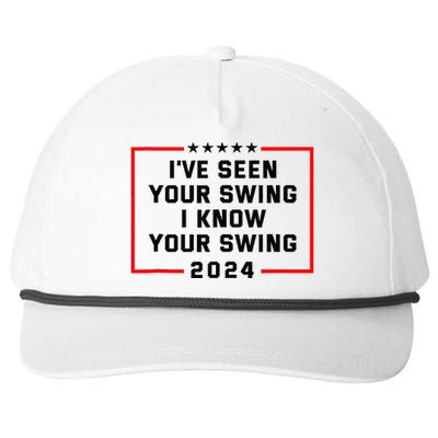 IVe Seen Your Swing I Know Your Swing Golf Snapback Five-Panel Rope Hat