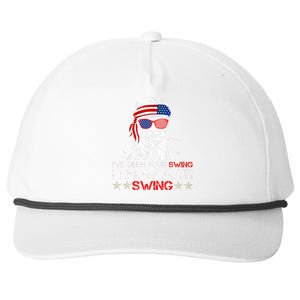 IVe Seen Your Swing I Know Your Swing Golf Funny Political Snapback Five-Panel Rope Hat