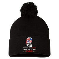 IVe Seen Your Swing I Know Your Swing Golf Funny Political Pom Pom 12in Knit Beanie