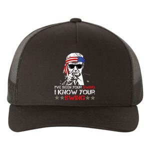 IVe Seen Your Swing I Know Your Swing Golf Yupoong Adult 5-Panel Trucker Hat