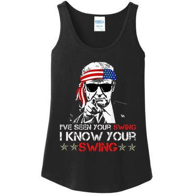 IVe Seen Your Swing I Know Your Swing Golf Ladies Essential Tank