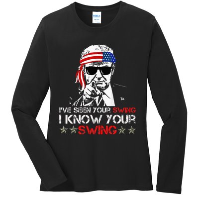 IVe Seen Your Swing I Know Your Swing Golf Ladies Long Sleeve Shirt