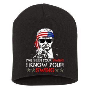 IVe Seen Your Swing I Know Your Swing Golf Short Acrylic Beanie