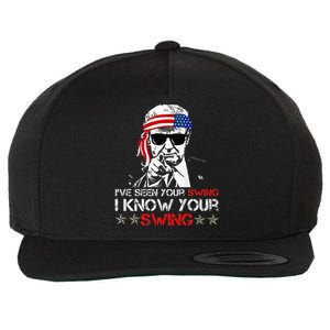 IVe Seen Your Swing I Know Your Swing Golf Wool Snapback Cap