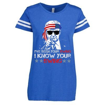 IVe Seen Your Swing I Know Your Swing Golf Enza Ladies Jersey Football T-Shirt