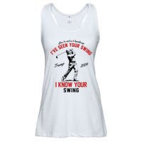 IVe Seen Your Swing I Know Your Swing Funny Trump Golf 2024 Ladies Essential Flowy Tank