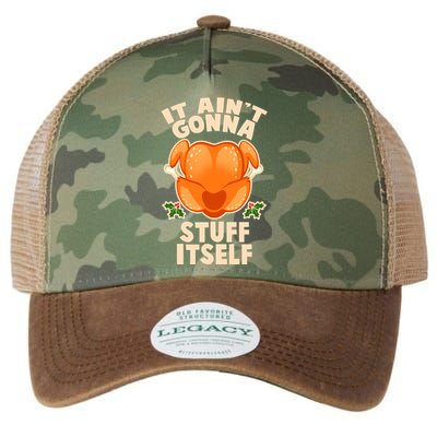 It Ain't Gonna Stuff Itself Thanksgiving Turkey Legacy Tie Dye Trucker Hat