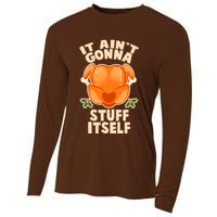 It Ain't Gonna Stuff Itself Thanksgiving Turkey Cooling Performance Long Sleeve Crew