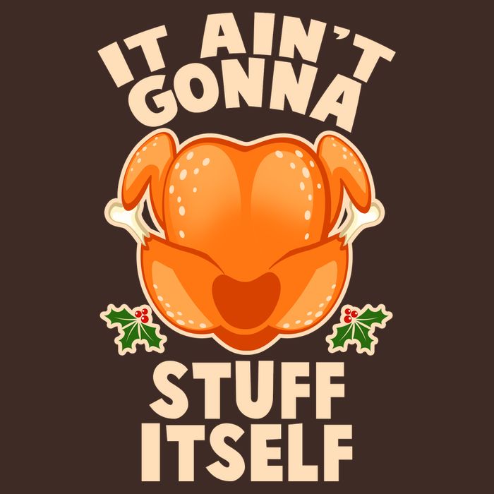 It Ain't Gonna Stuff Itself Thanksgiving Turkey Cooling Performance Long Sleeve Crew