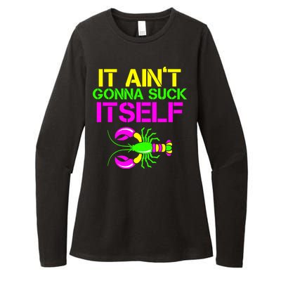 It Ain't Gonna Suck Itself Mardi Gras Womens CVC Long Sleeve Shirt