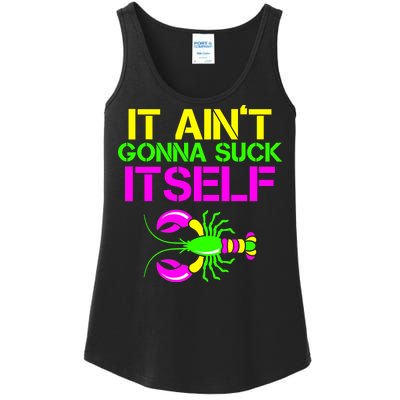 It Ain't Gonna Suck Itself Mardi Gras Ladies Essential Tank