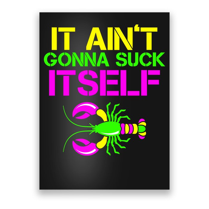 It Ain't Gonna Suck Itself Mardi Gras Poster