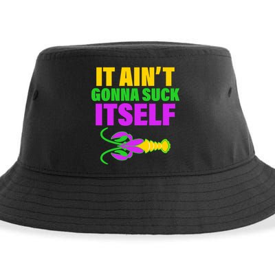 It Ain't Gonna Suck Itself Offensives Mardi Gras Sustainable Bucket Hat