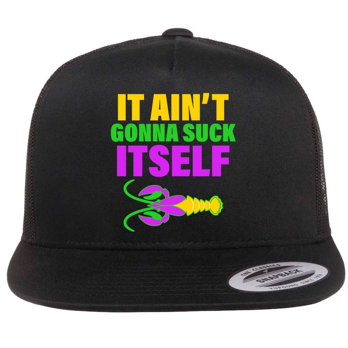 It Ain't Gonna Suck Itself Offensives Mardi Gras Flatbill Hat