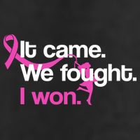 It Came We Fought I Won Breast Cancer Adult Drive Performance Visor