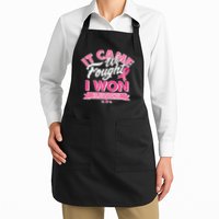 It Came We Fought I Won Breast Cancer Survivor Apron