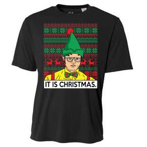 It Is Christmas Ugly Christmas Sweater Funny Cooling Performance Crew T-Shirt