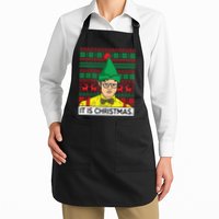 It Is Christmas Ugly Christmas Sweater Funny Apron