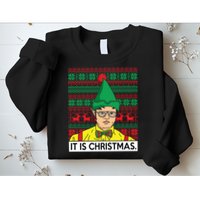 It Is Christmas Ugly Christmas Sweater Funny Sweatshirt