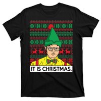 It Is Christmas Ugly Christmas Sweater Funny T-Shirt