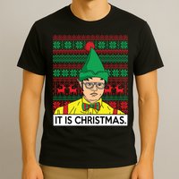 It Is Christmas Ugly Christmas Sweater Funny T-Shirt