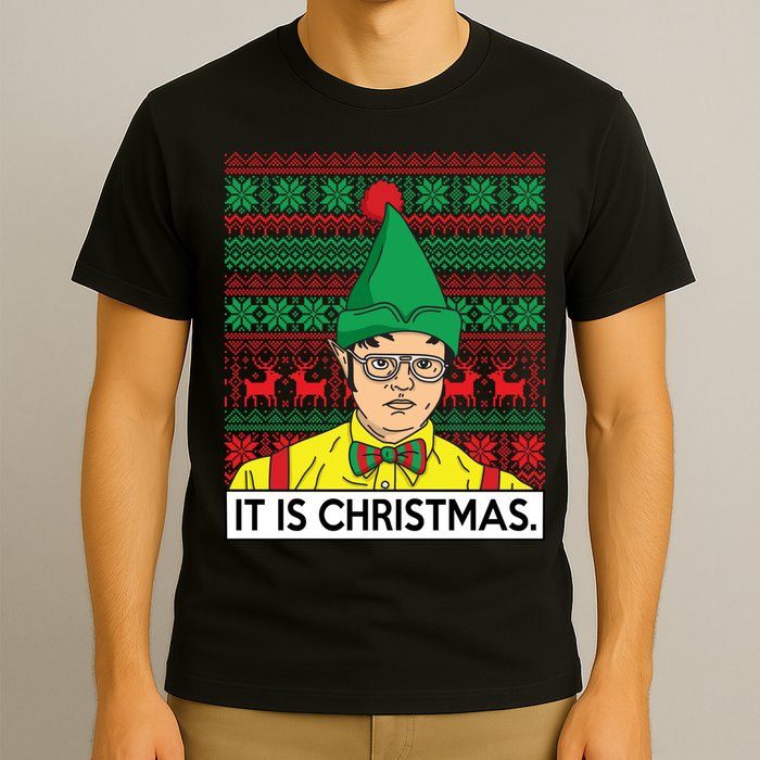 It Is Christmas Ugly Christmas Sweater Funny T-Shirt
