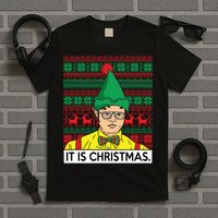 It Is Christmas Ugly Christmas Sweater Funny T-Shirt