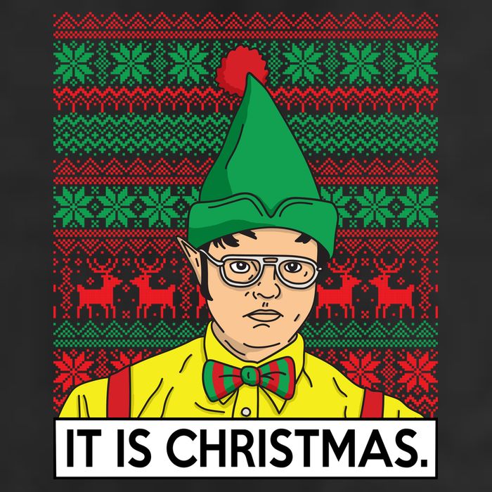 It Is Christmas Ugly Christmas Sweater Funny Adult Drive Performance Visor