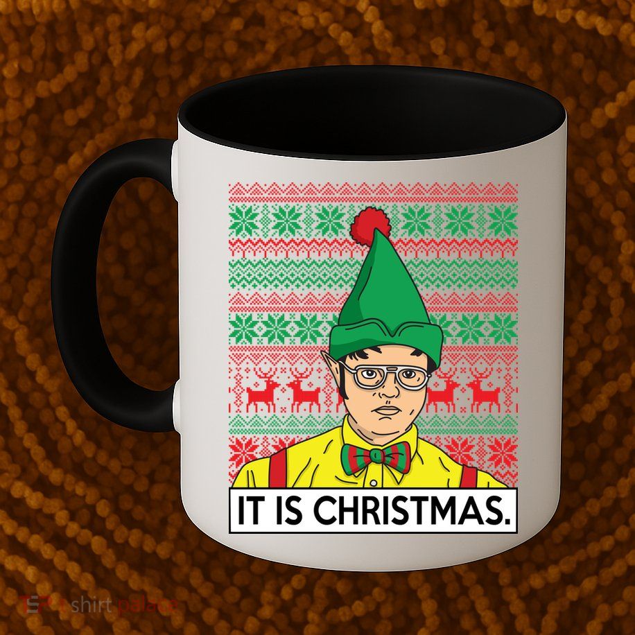 It Is Christmas Ugly Christmas Sweater Funny Mug