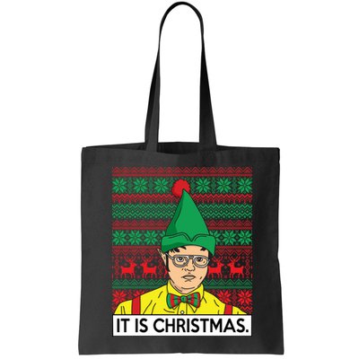 It Is Christmas Ugly Christmas Sweater Funny Bag