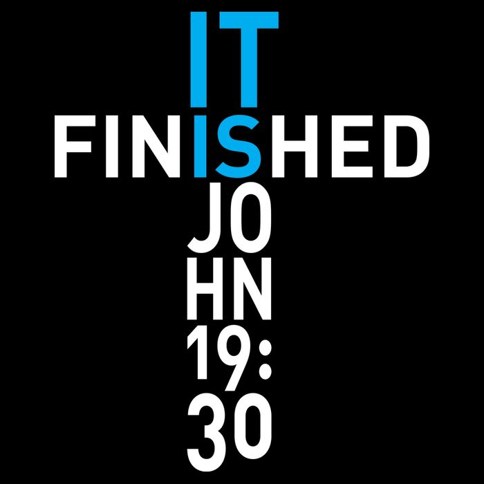 It Is Finished John 19:30 Bucket Hat