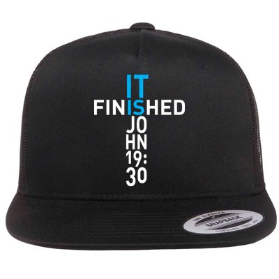 It Is Finished John 19:30 Flatbill Hat