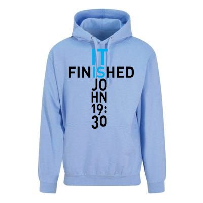 It Is Finished John 19:30 Unisex Surf Hoodie