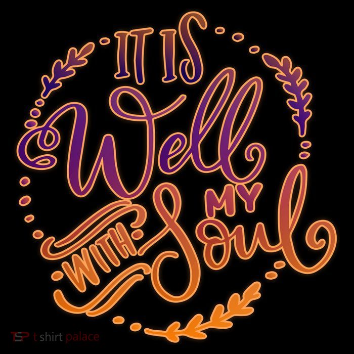 It Is Well With My Soul Flexfit Unipanel Trucker Cap