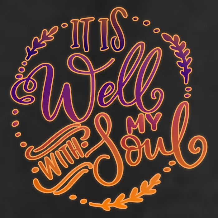 It Is Well With My Soul Adult Drive Performance Visor