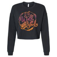 It Is Well With My Soul Cropped Pullover Crew