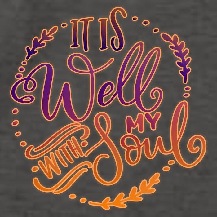 It Is Well With My Soul Vector Backpack