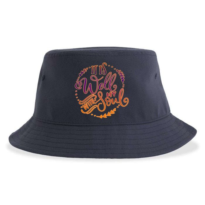It Is Well With My Soul Sustainable Bucket Hat