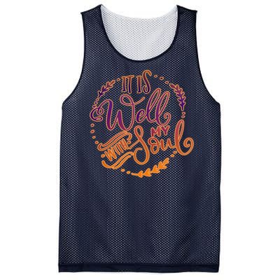 It Is Well With My Soul Mesh Reversible Basketball Jersey Tank