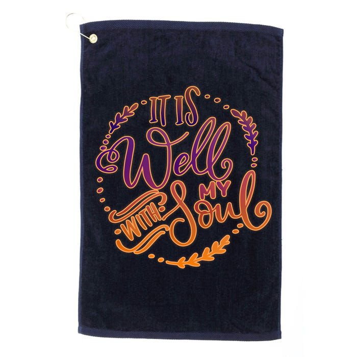 It Is Well With My Soul Golf Towel