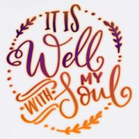 It Is Well With My Soul Garment-Dyed Sweatshirt